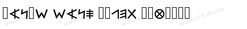 Manix Sans Light BET字体转换